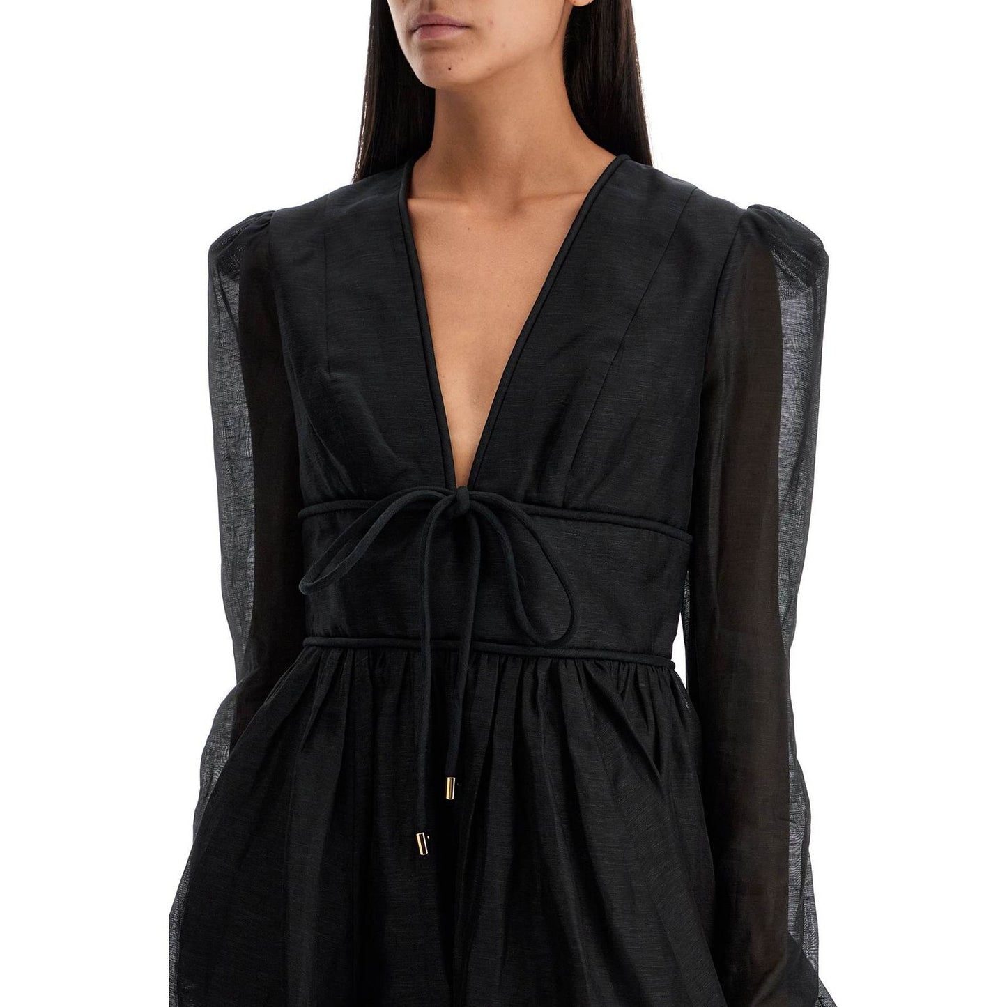 Zimmermann structured eden mini dress Dresses Zimmermann Black