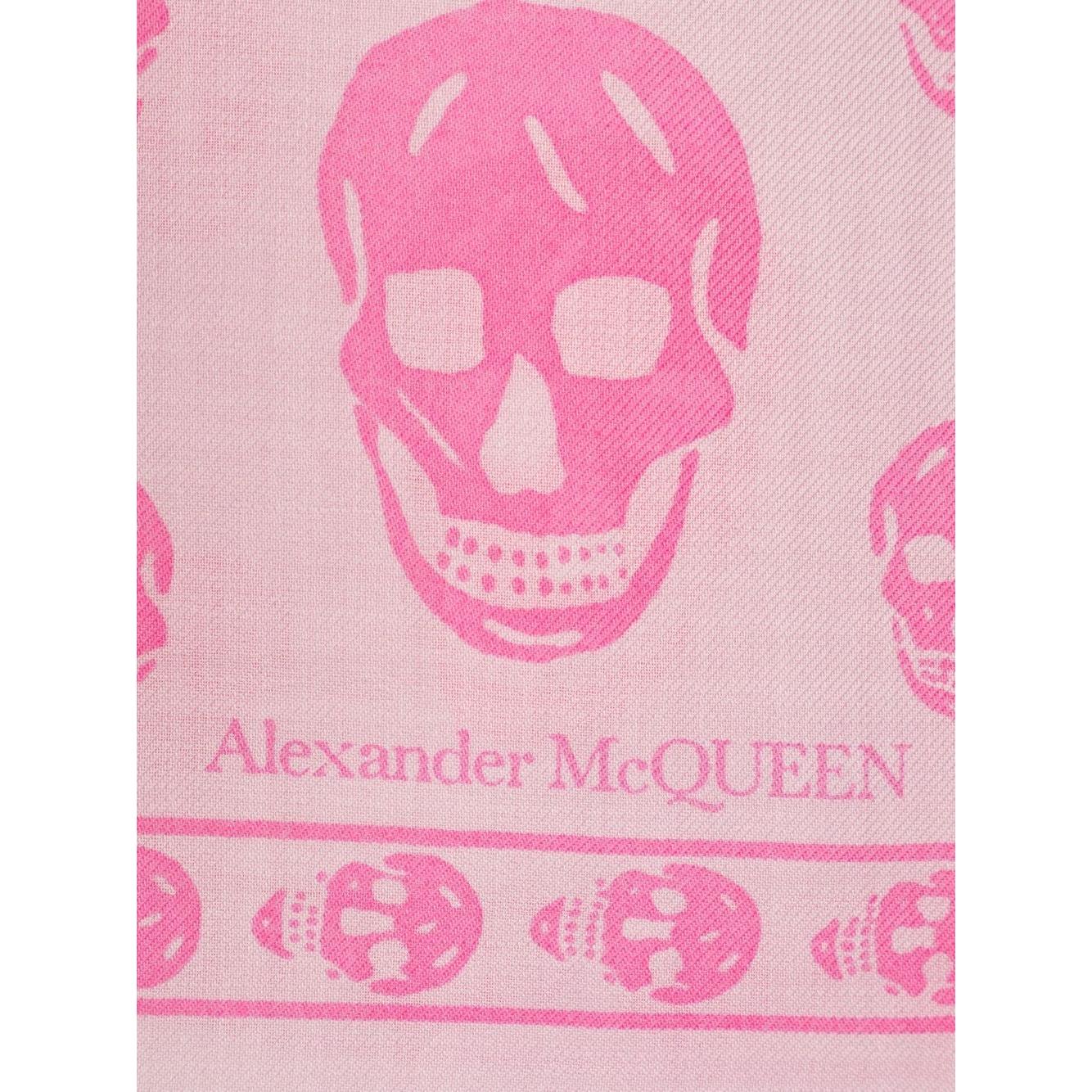 Alexander McQueen Scarfs Pink Scarves Hats & Gloves Alexander Mcqueen Thistle