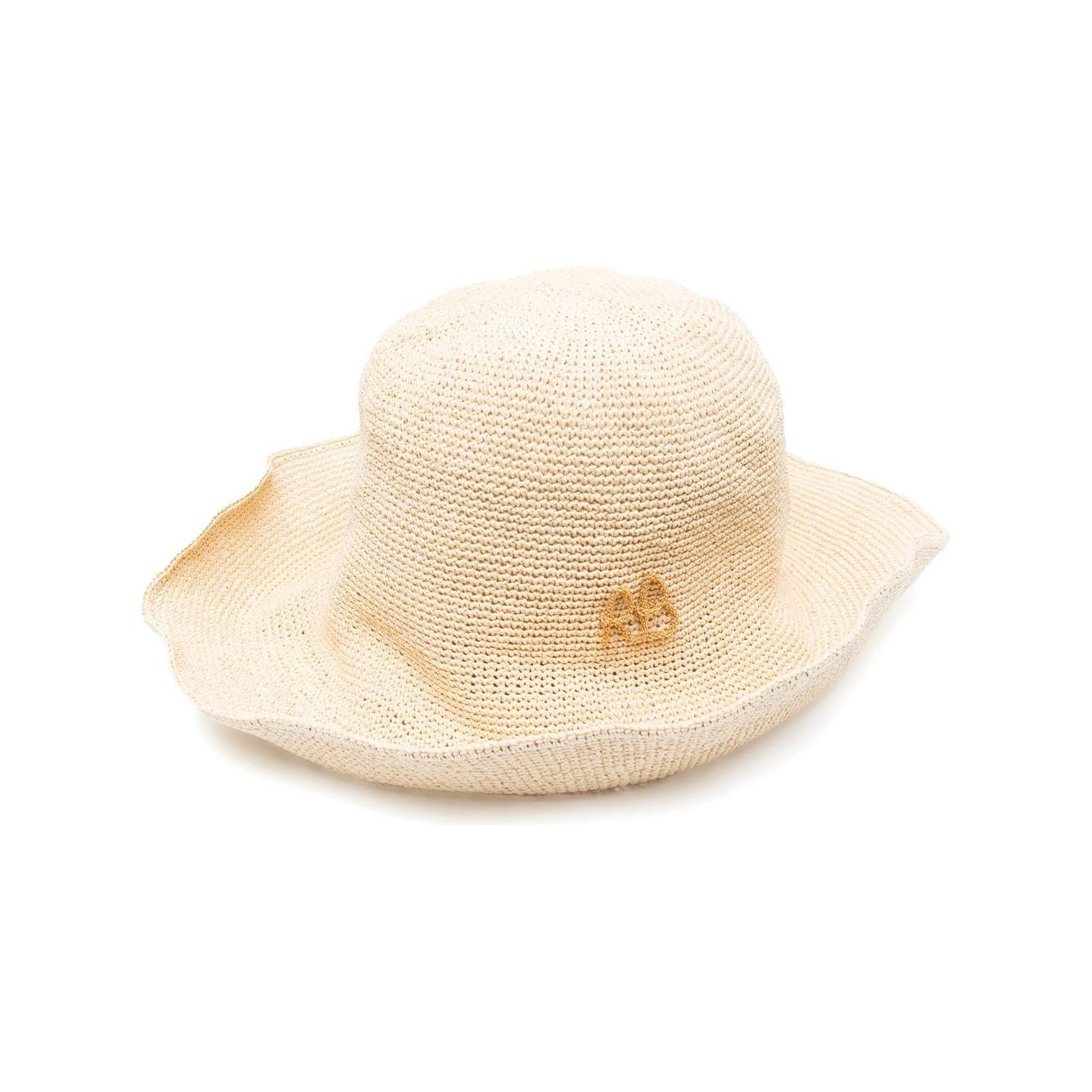 RUSLAN BAGINSKIY Hats Beige Scarves Hats & Gloves Ruslan Baginskiy Bisque