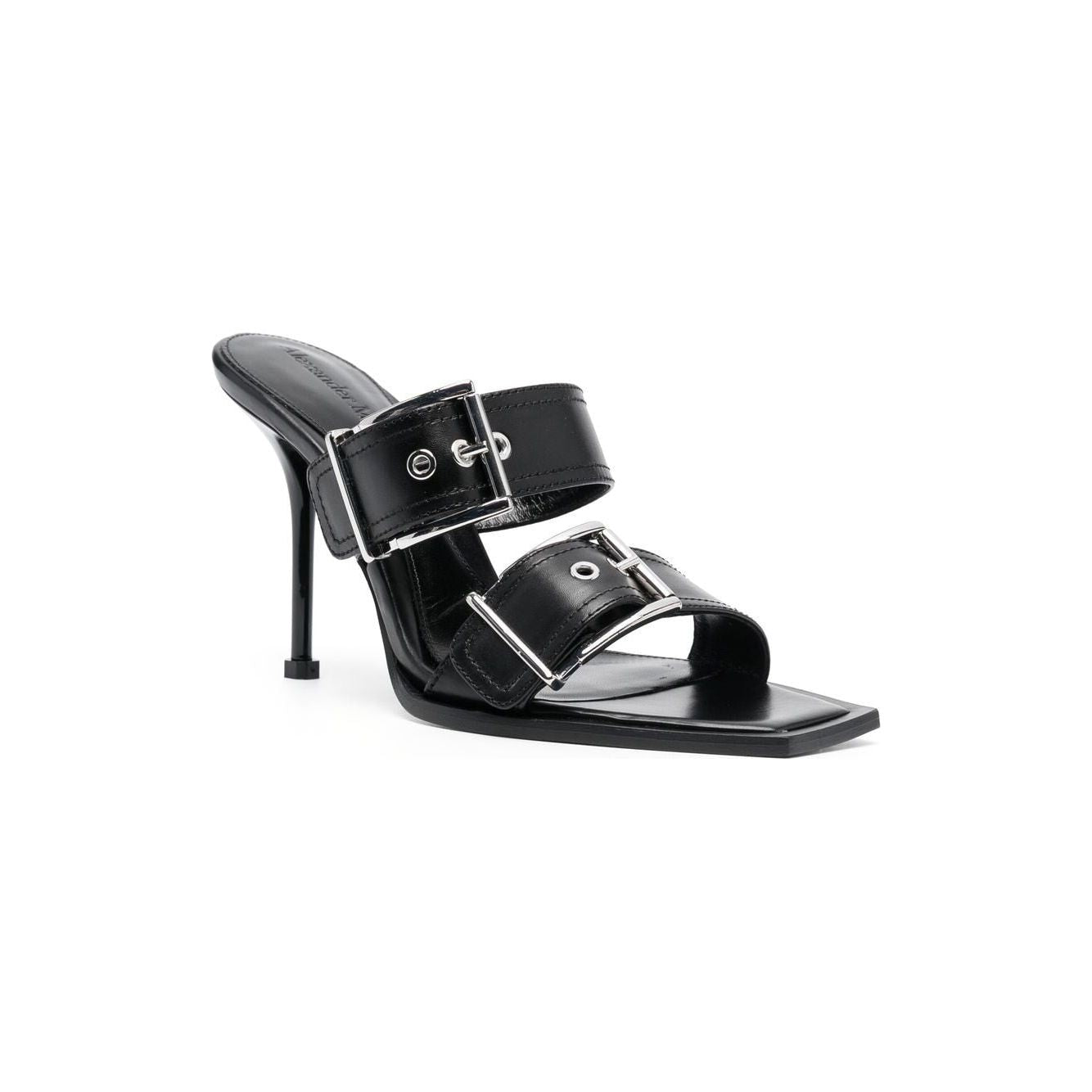 Alexander McQueen 100mm Buckled Leather Sandals