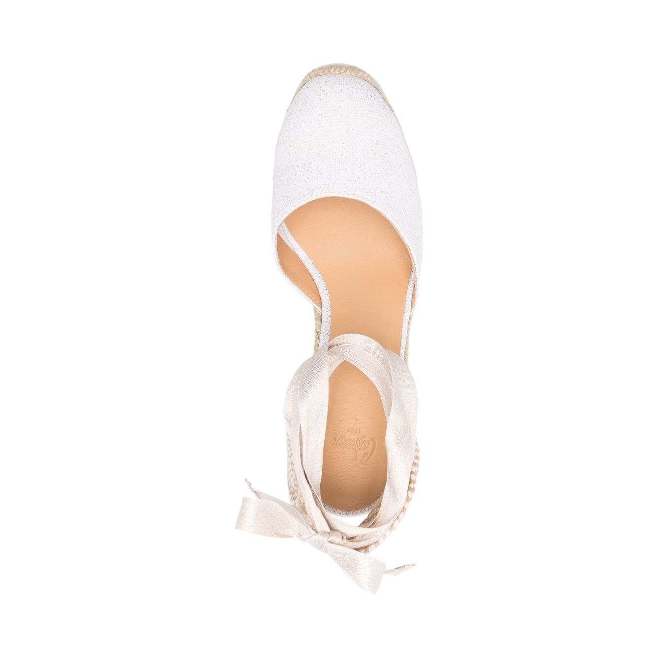 Castaner Flat shoes White Espadrilles Castaner Misty Rose