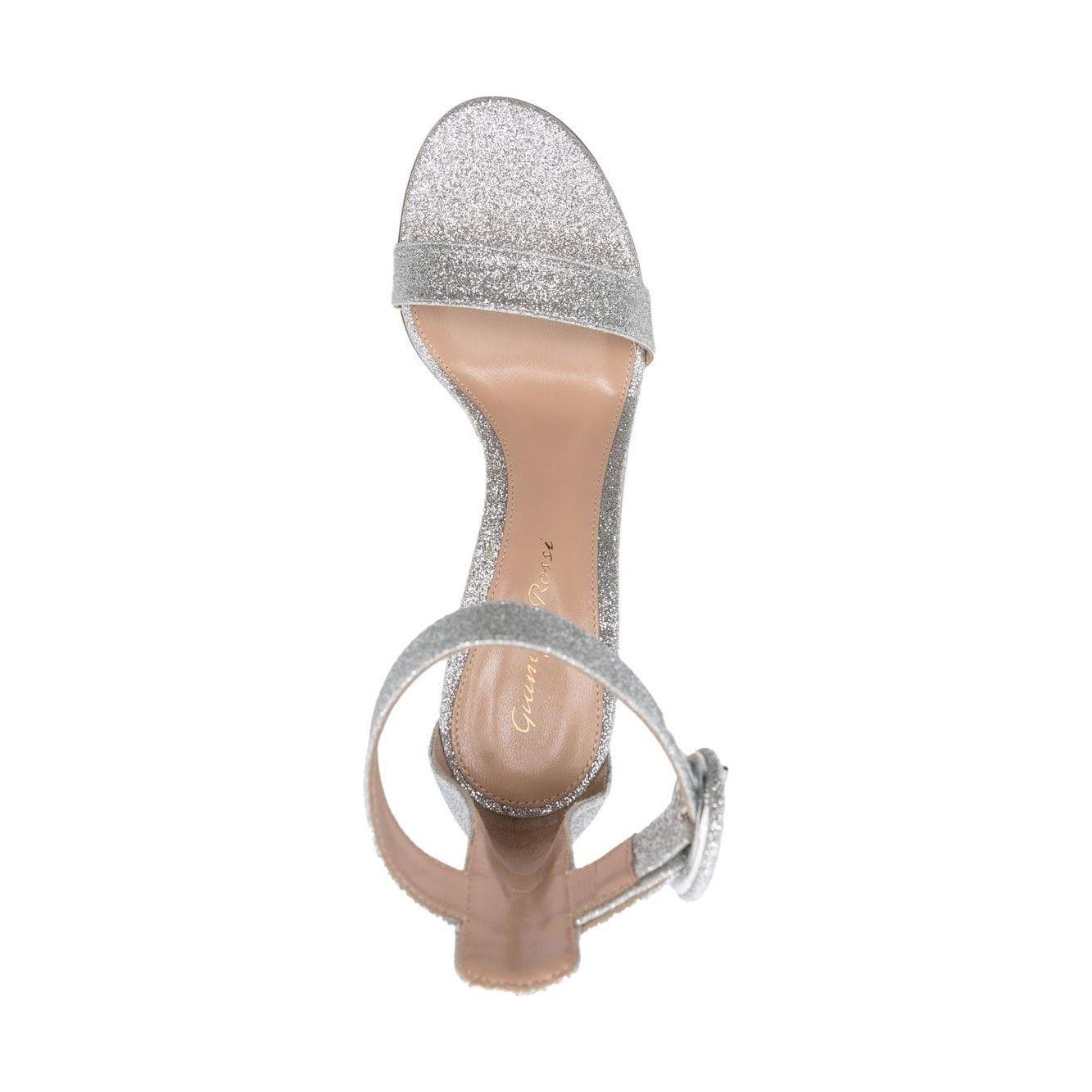 Gianvito Rossi Sandals Silver Sandals Gianvito Rossi Rosy Brown