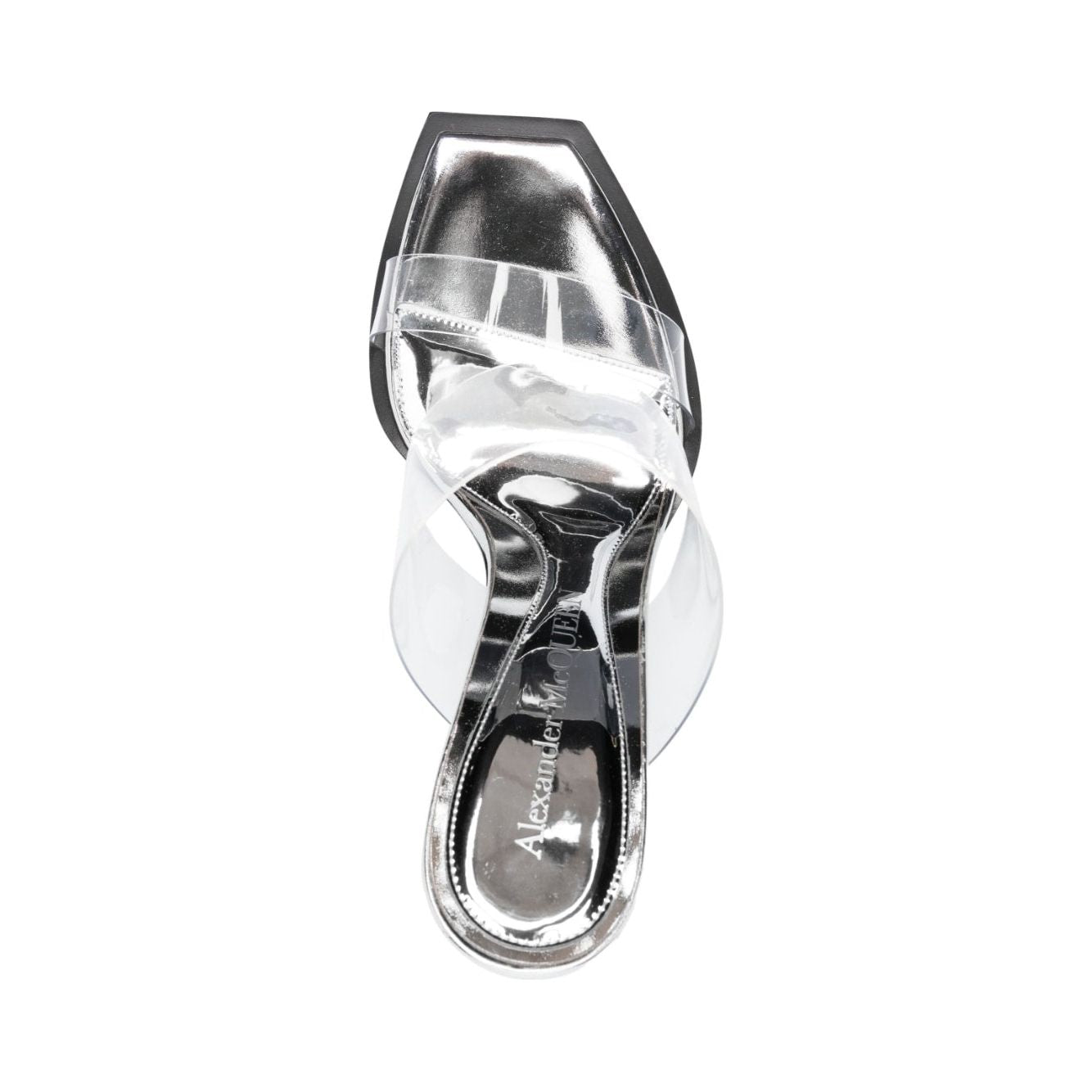 Alexander McQueen Shard Wedge Sandals Sandals Alexander Mcqueen Light Gray