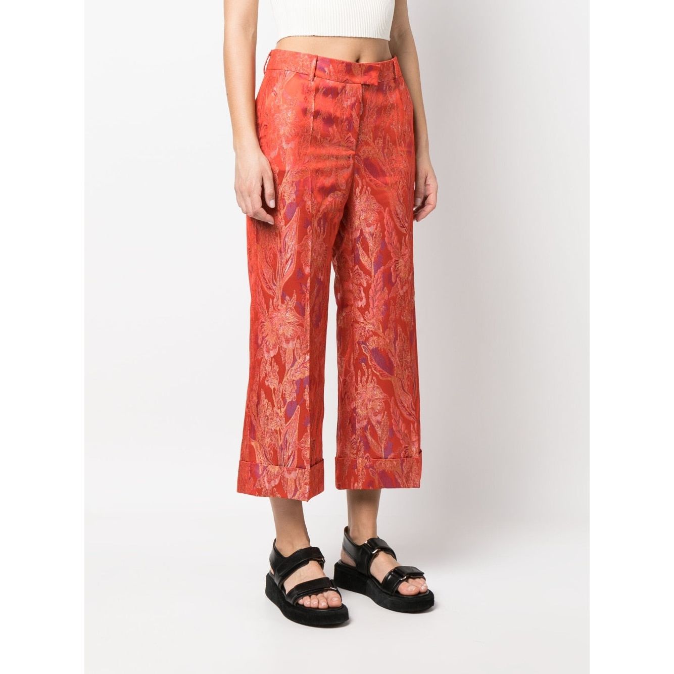 Alberto Biani Trousers Red
