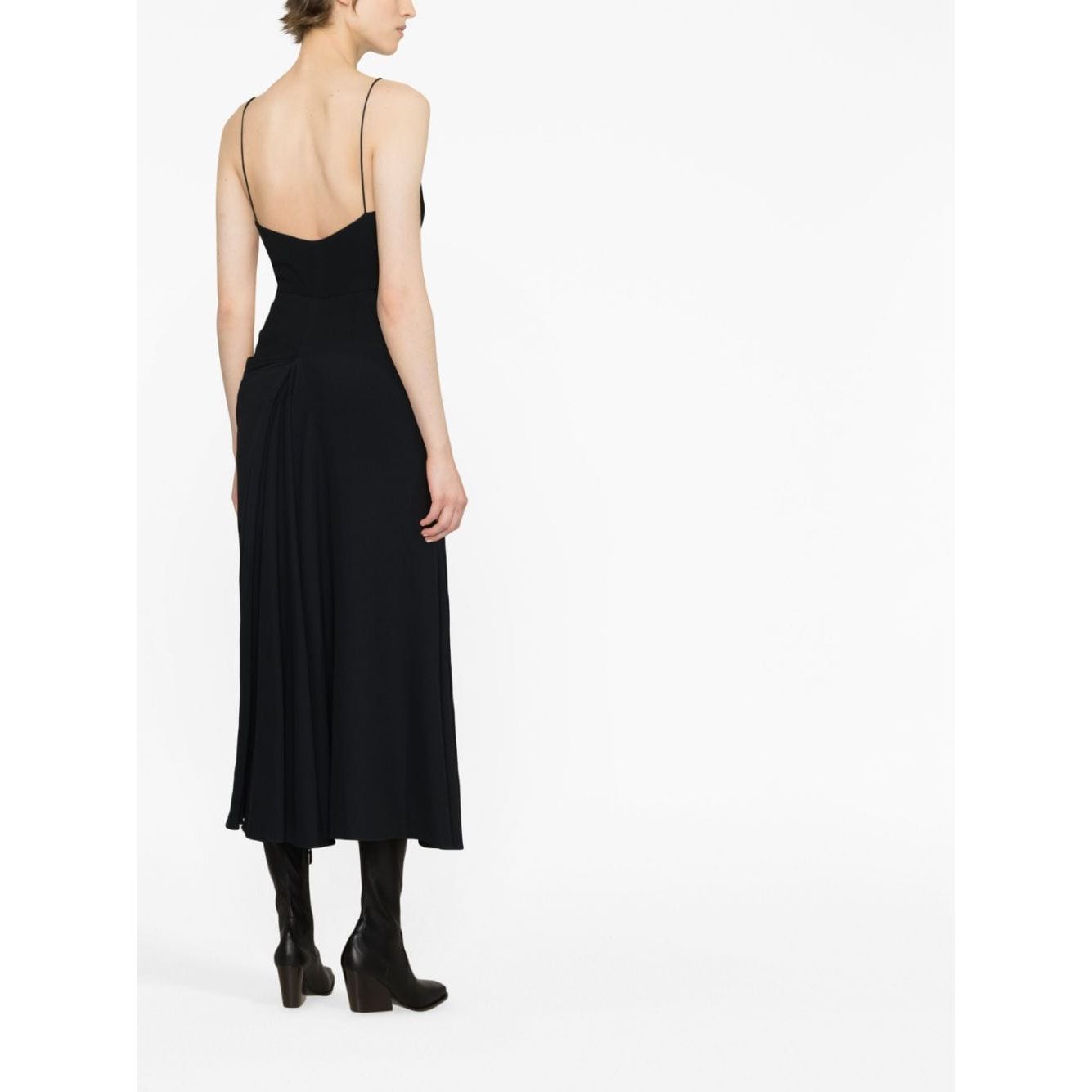 Alexander McQueen Draped Midi Dress
