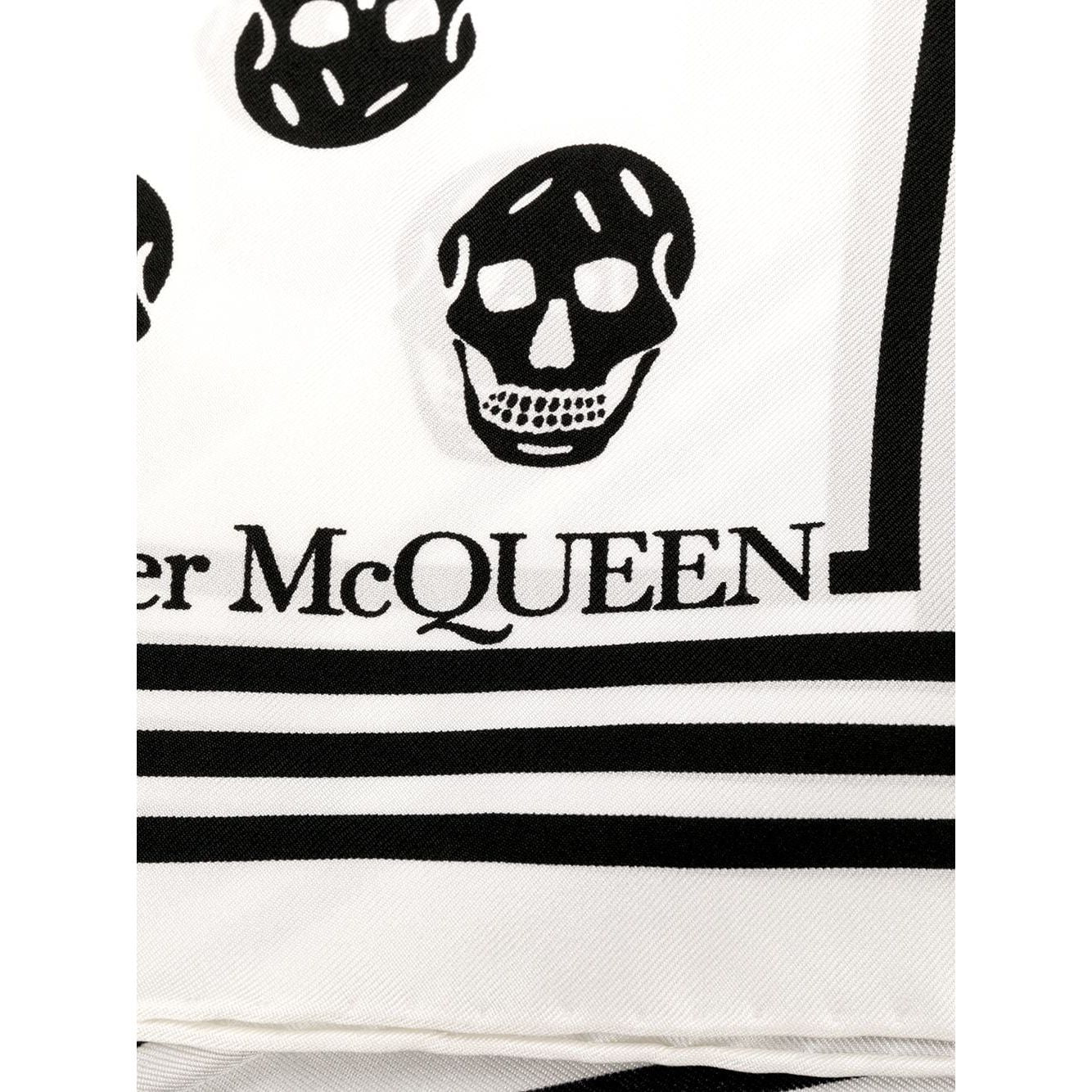 Alexander McQueen Scarfs White Scarves Hats & Gloves Alexander Mcqueen Beige