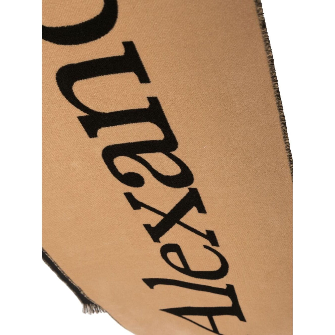 Alexander McQueen Scarfs Beige