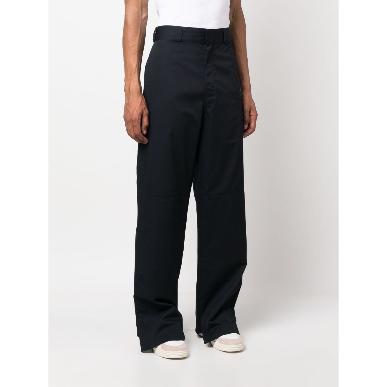 Palm Angels Trousers Blue Trousers