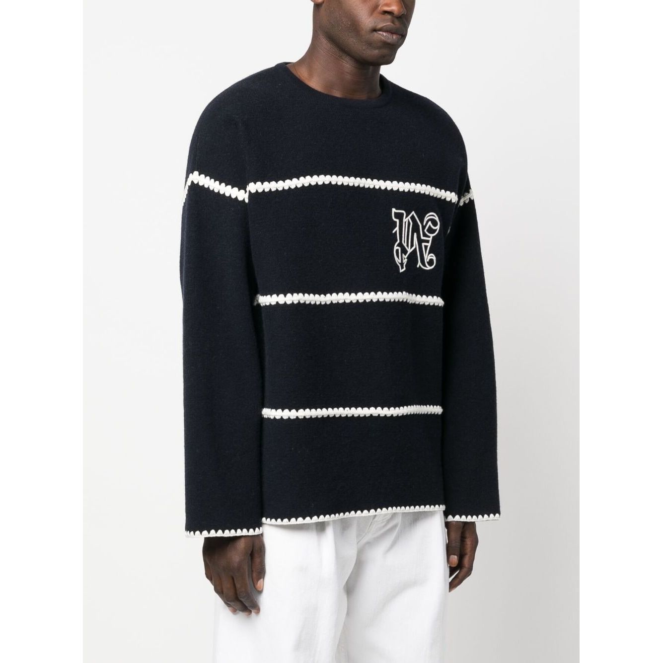 Palm Angels Sweaters Blue