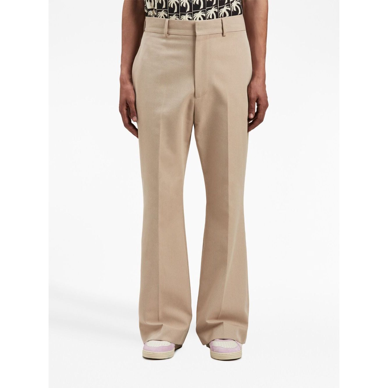 Palm Angels Trousers Beige Trousers