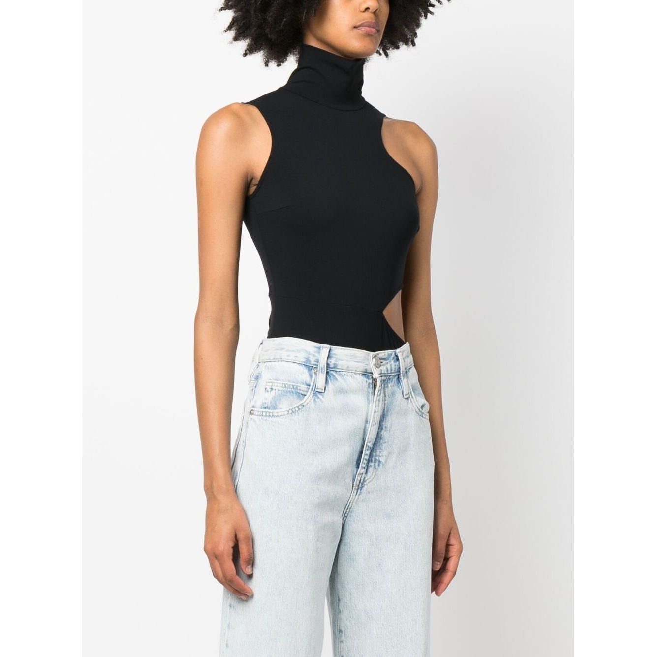 Wolford Top Black Topwear Wolford Antique White