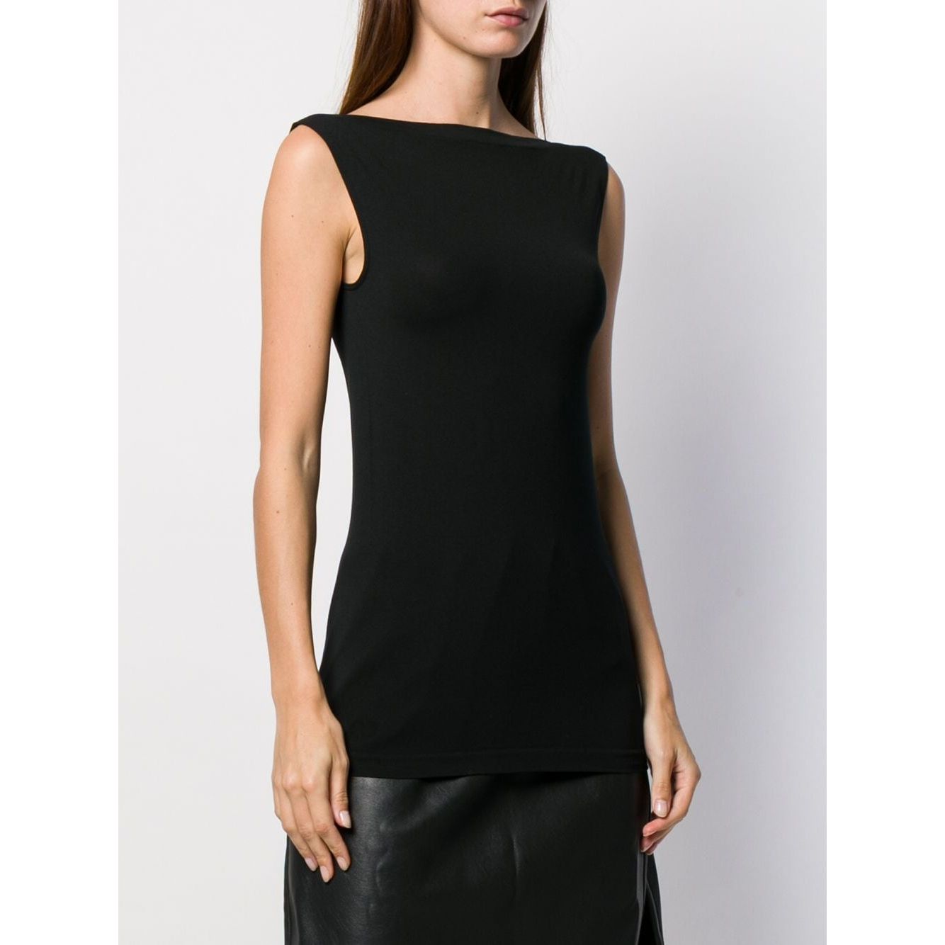 Wolford Top Black Topwear Wolford Light Gray