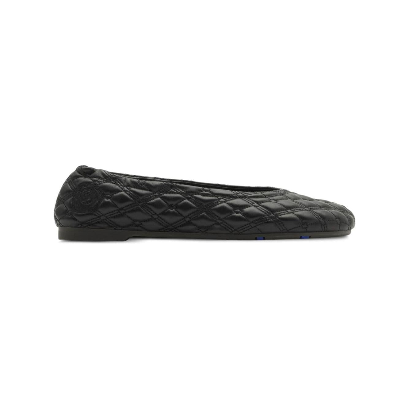 Burberry leather sadler ballerinas Flat Shoes Burberry Dark Slate Gray