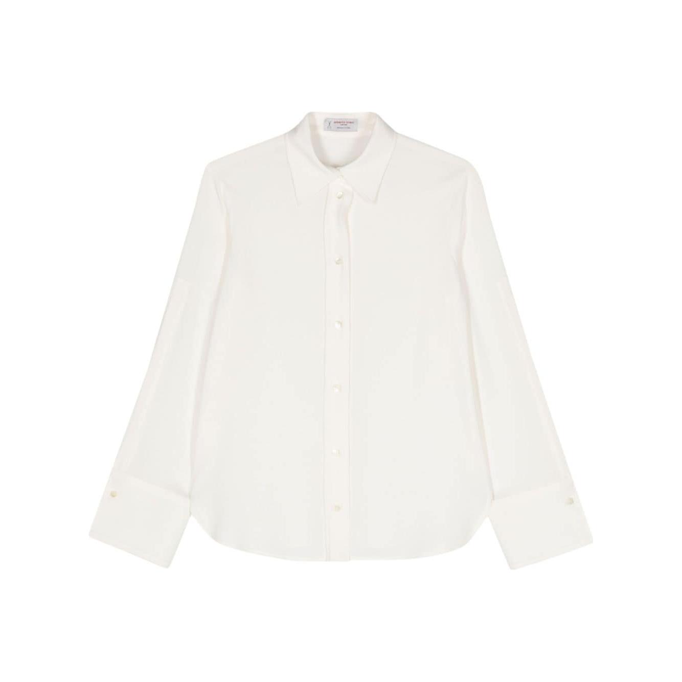 Alberto Biani Shirts White Shirts Alberto Biani White Smoke