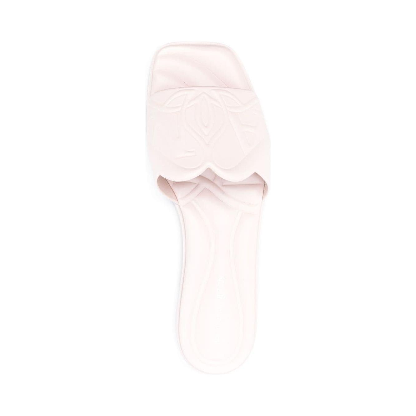 Alexander McQueen leather slides Sandals Alexander Mcqueen Seashell