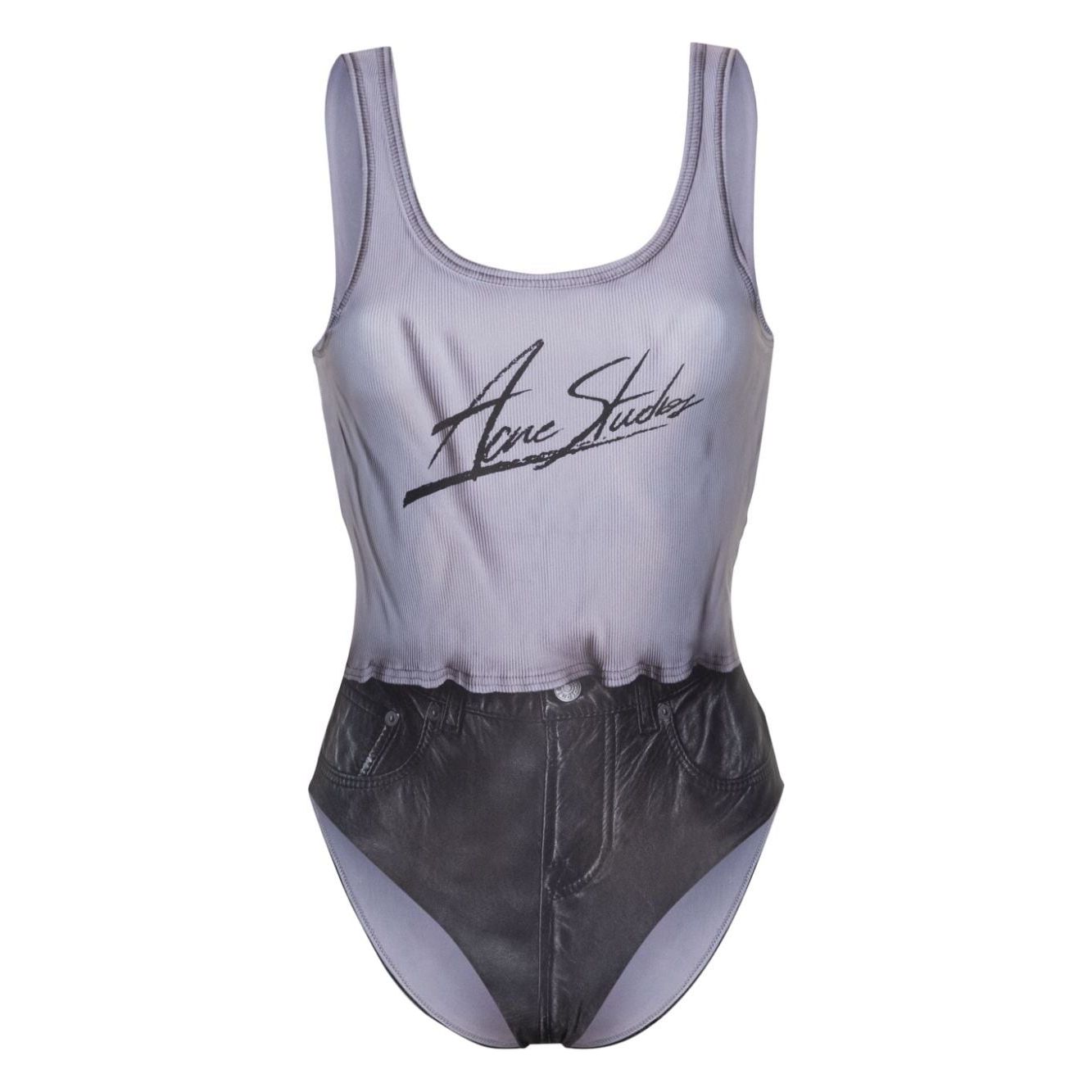 Acne Studios Sea clothing Black Beachwear & underwear Acne Studios Dark Gray