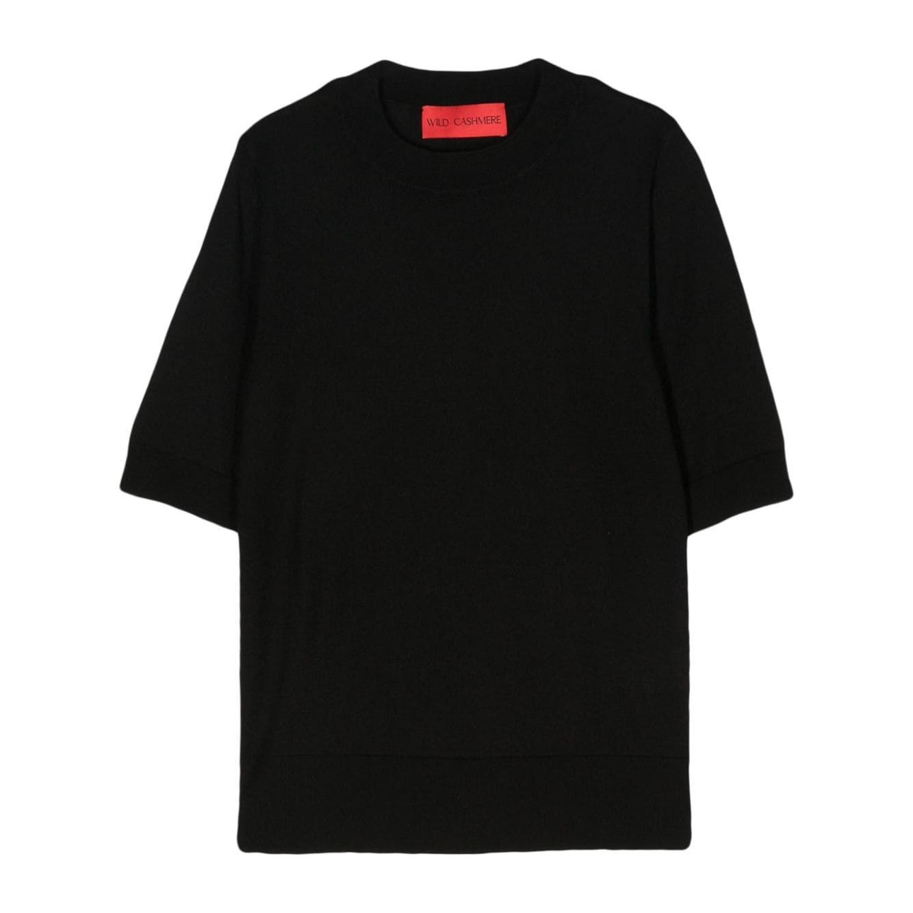 WILD CASHMERE Sweaters Black Topwear Wild Cashmere Black