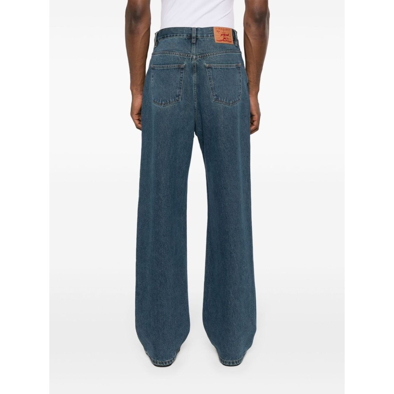 Y/PROJECT Jeans Blue Jeans Y/Project White Smoke