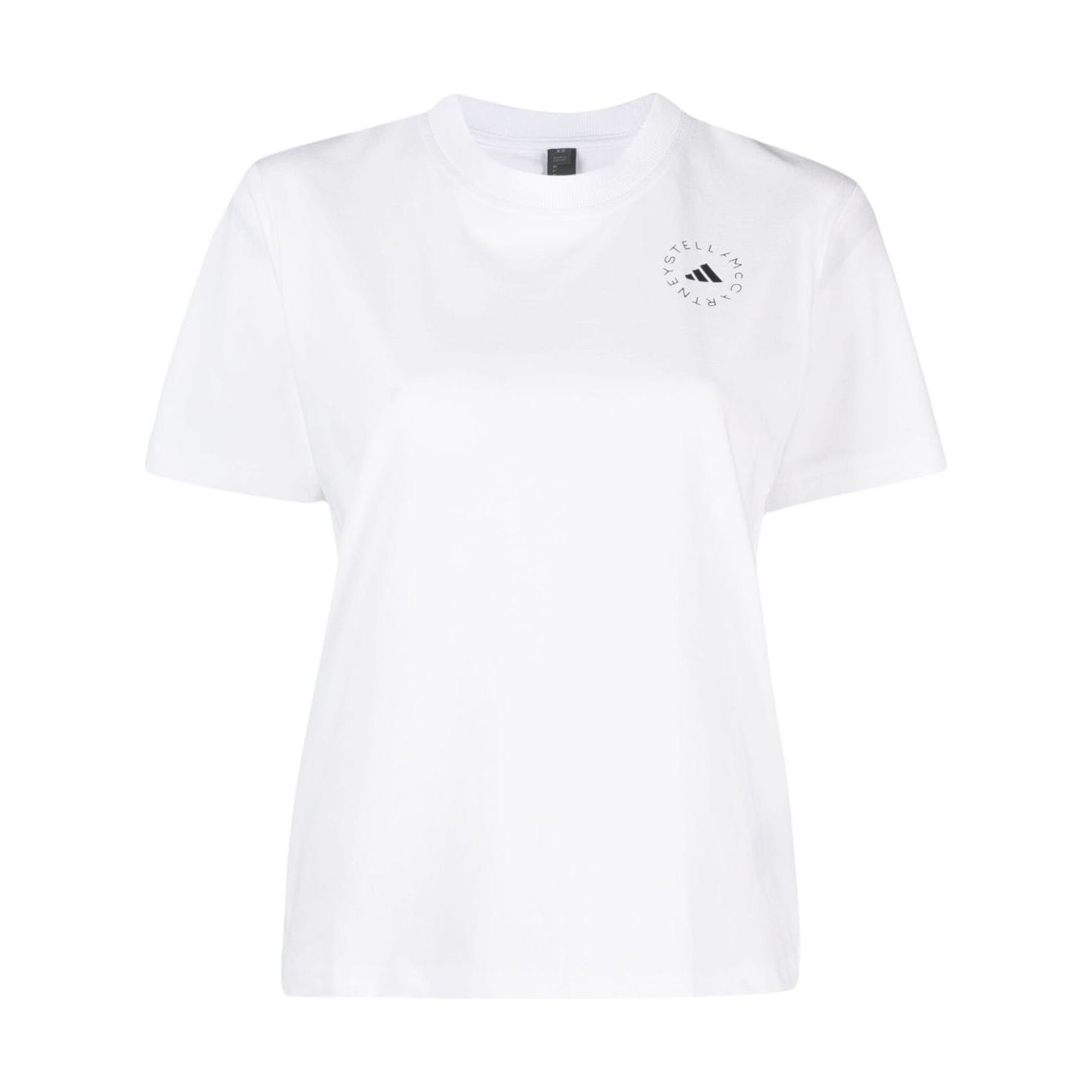 Adidas By Stella McCartney T-shirts and Polos White Topwear Adidas By Stella McCartney White Smoke