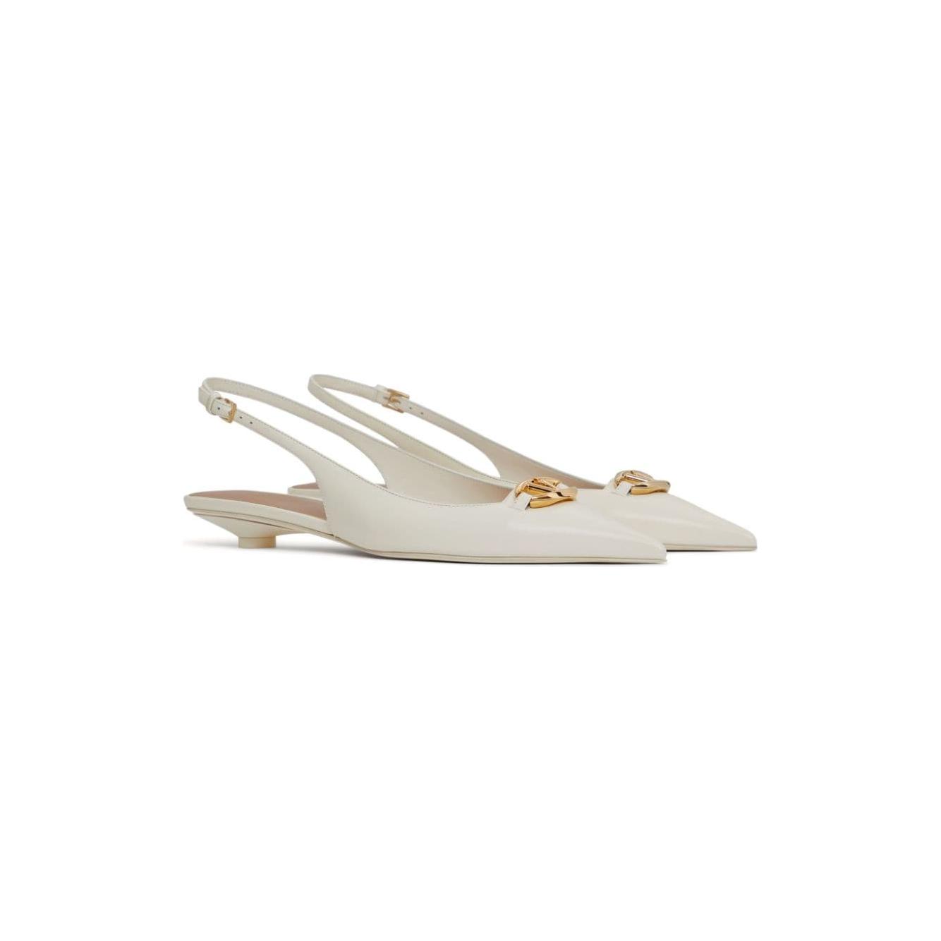 Valentino Garavani Flat shoes White Flat Shoes Valentino Garavani Light Gray