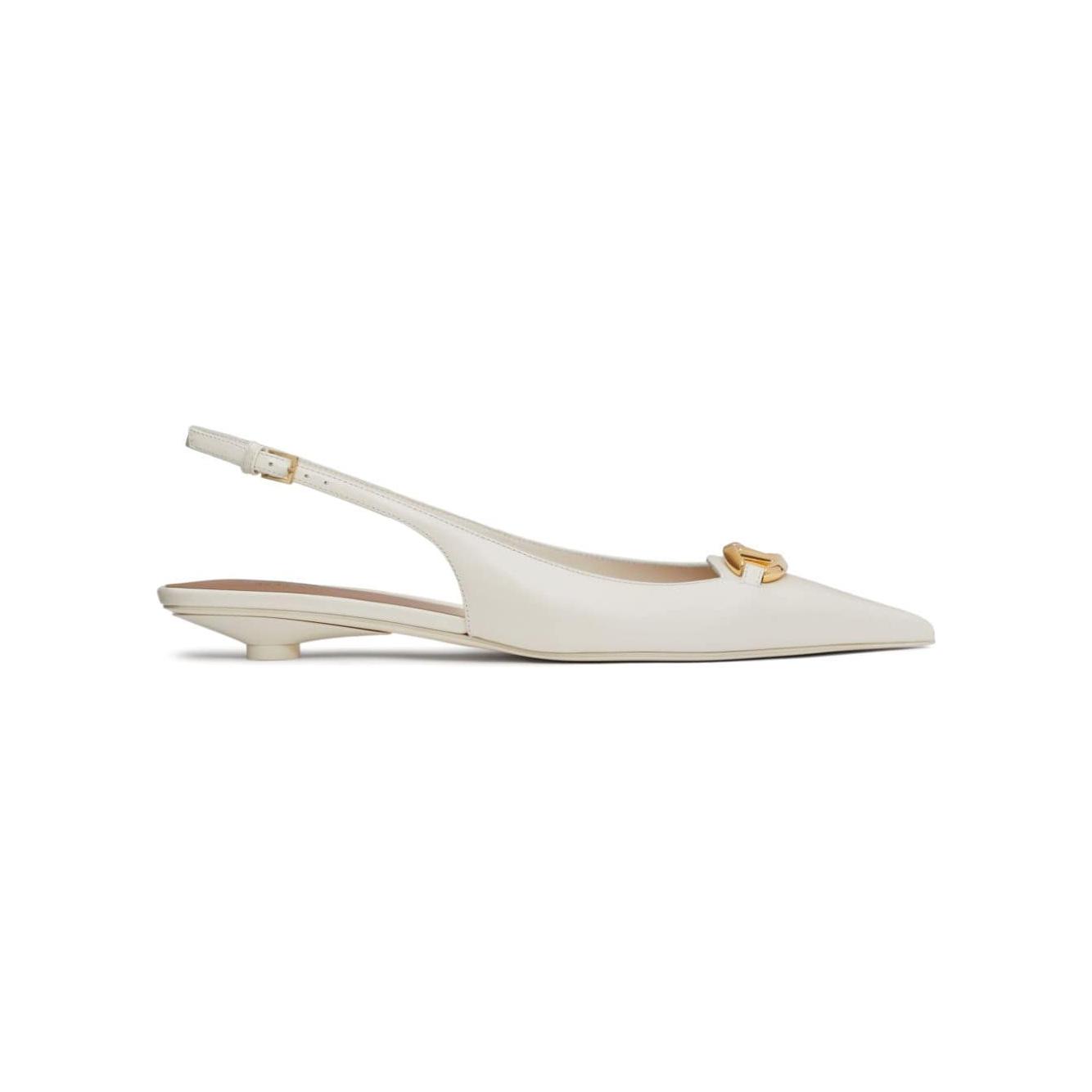 Valentino Garavani Flat shoes White Flat Shoes Valentino Garavani Light Gray