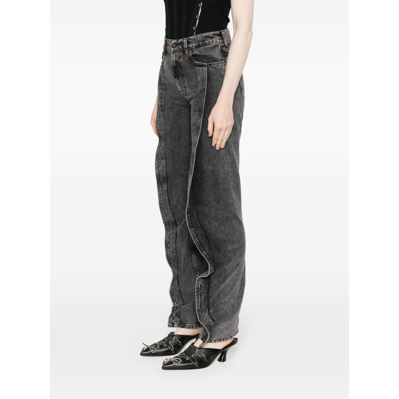 Y/PROJECT Jeans Black Jeans Y/Project Dark Slate Gray