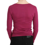 Pink Exte Crystal Embellished Long Sleeve Top TSH3410-40