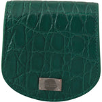 Dolce & Gabbana Green Exotic Skins Condom Case Holder Wallet VAS9361