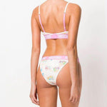 Moschino White My Little Pony Bra Briefs Set Two Piece Bikini TSH5090-38