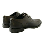 Dolce & Gabbana Brown Leather Laceups Dress Mens Shoes MV2279-40