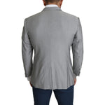 Dolce & Gabbana Light Gray Single Breasted SARTORIA Blazer JKT2793-50