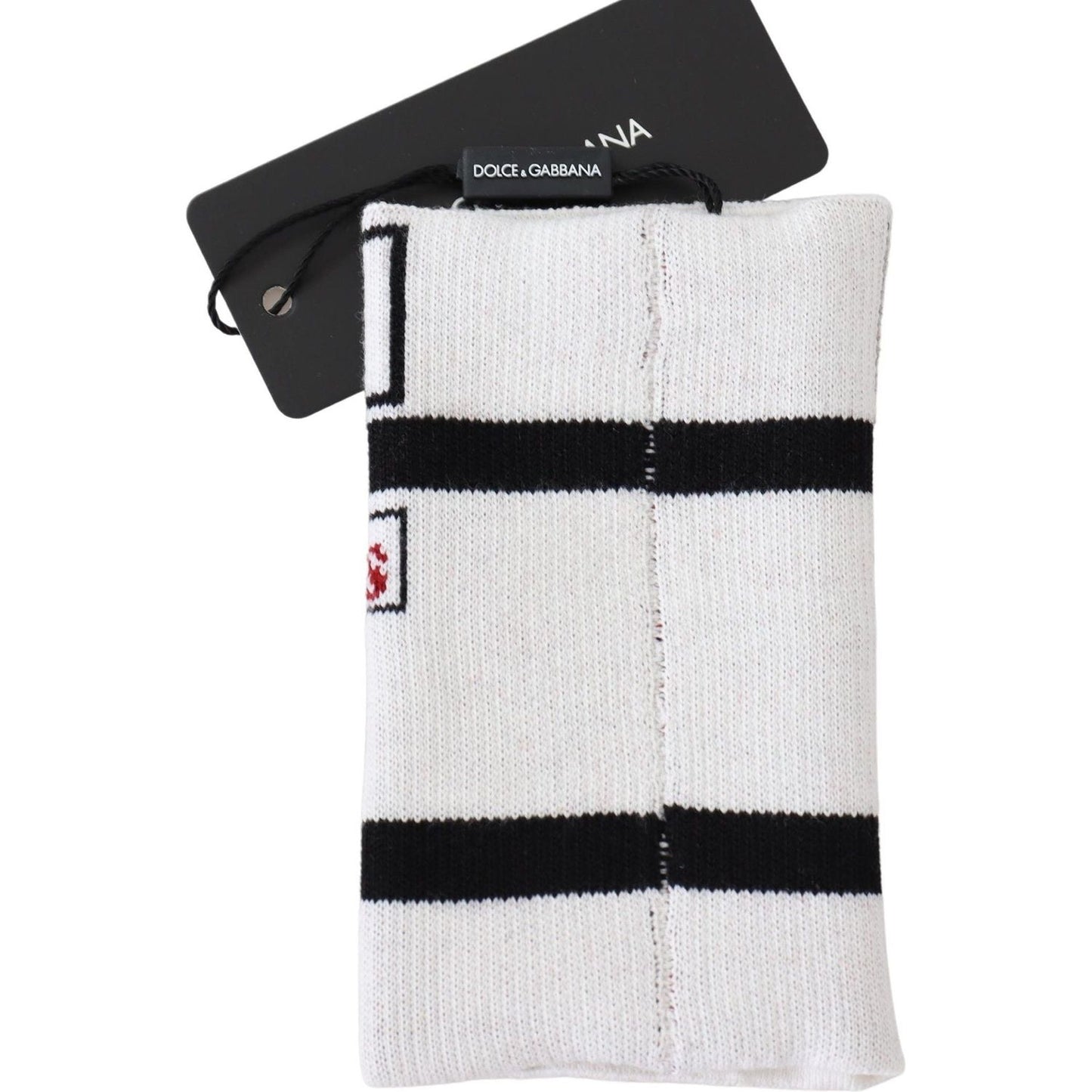 Dolce & Gabbana Multicolored Virgin Wool Wrist Wrap Dolce & Gabbana Dark Slate Gray