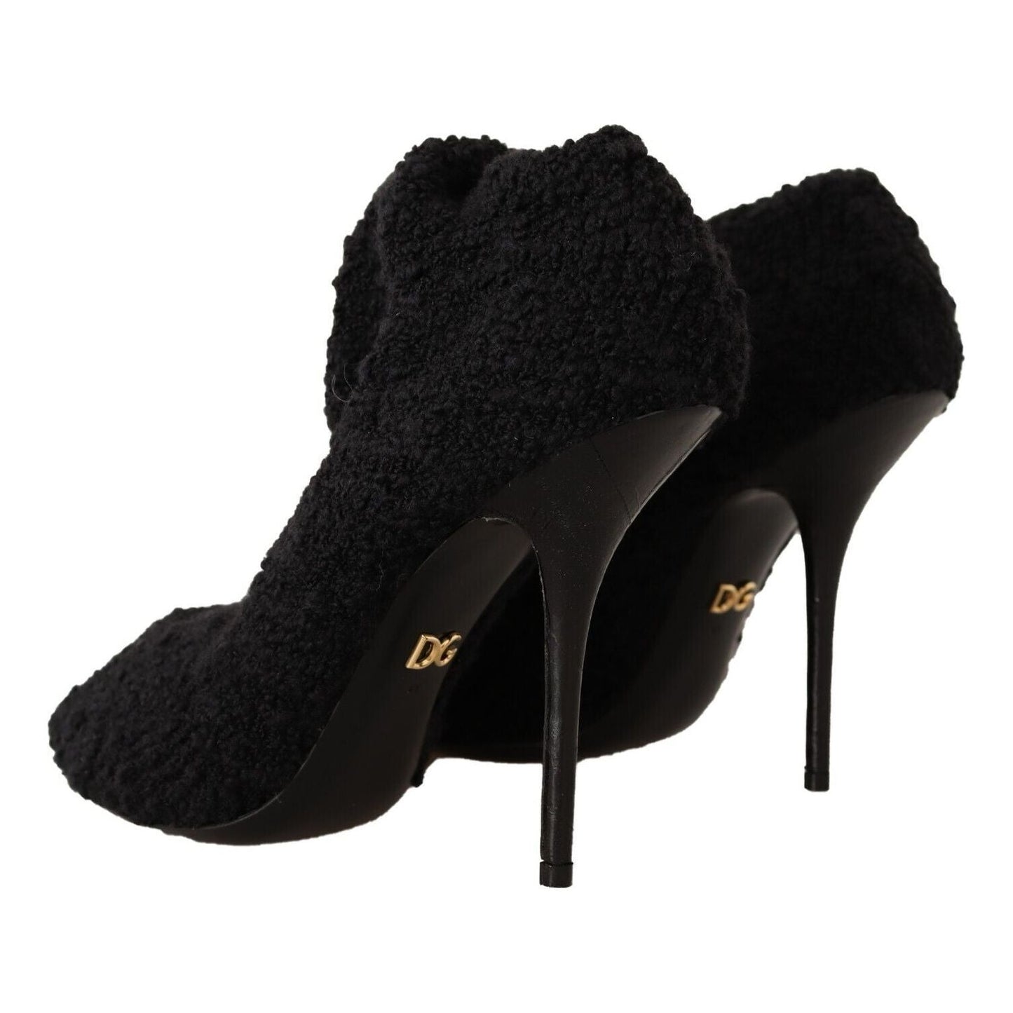 Dolce & Gabbana Chic Black Stretch Sock Boots Dolce & Gabbana Black
