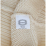 PINK MEMORIES Beige Cotton Blend Knitted Sleeveless Sweater SIG30256-1