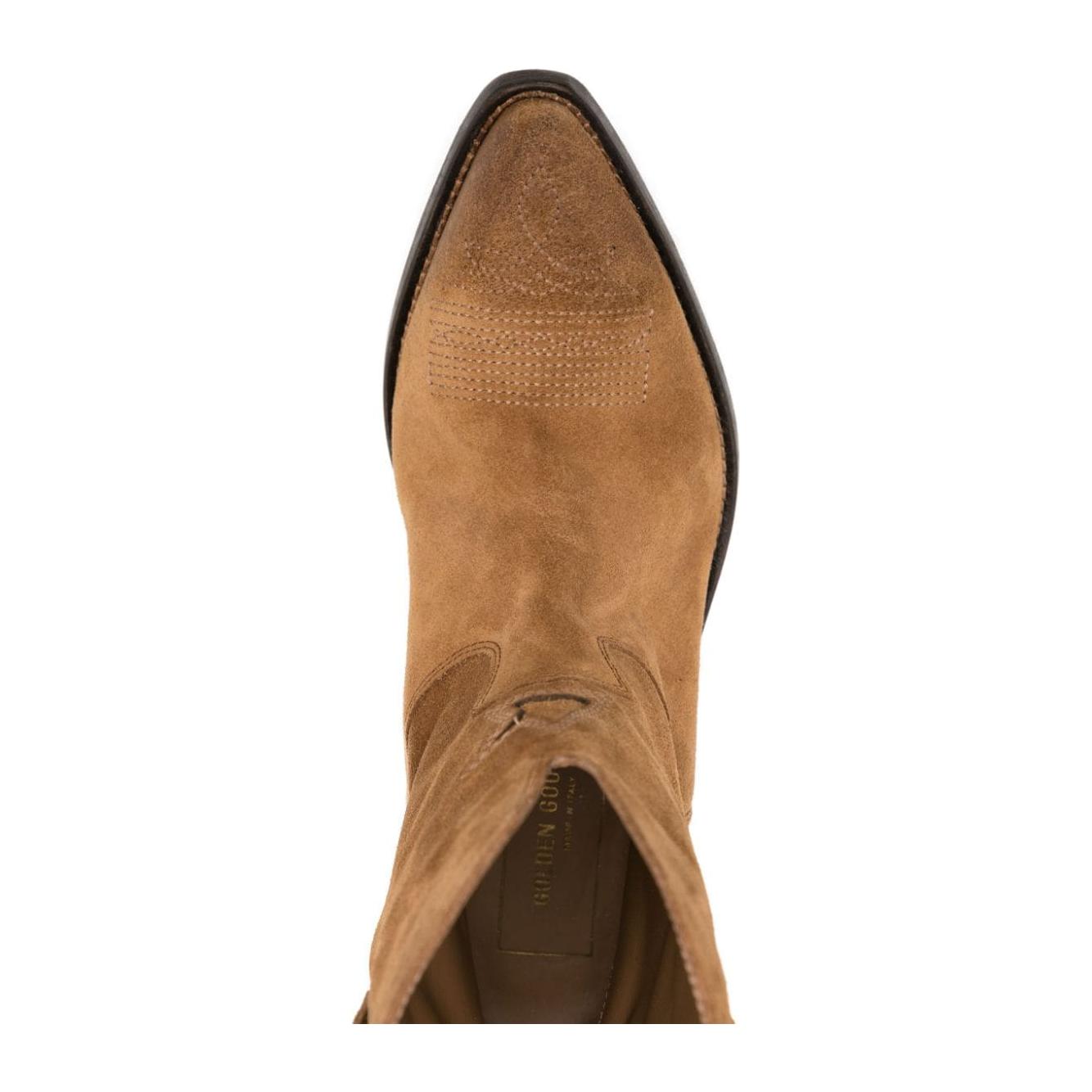 Golden Goose Boots Leather Brown Boots Golden Goose Sienna