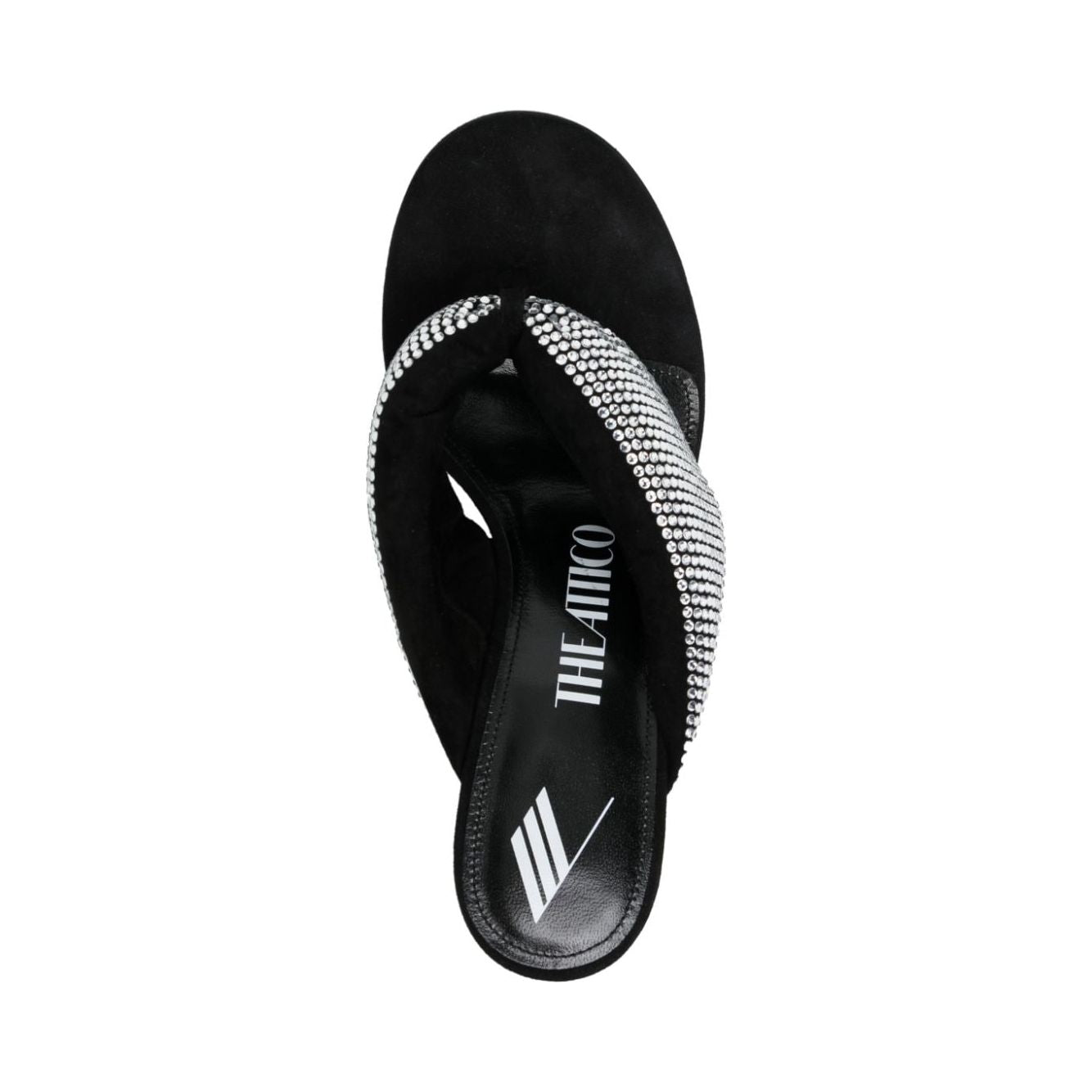 The Attico Sandals Silver Sandals The Attico Black