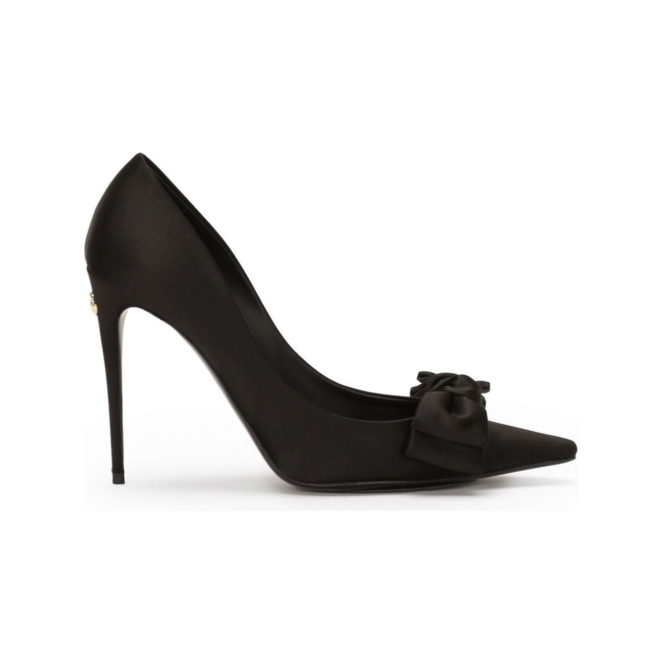 Dolce & Gabbana Satin pumps with bow detail High Heel Dolce & Gabbana Lavender