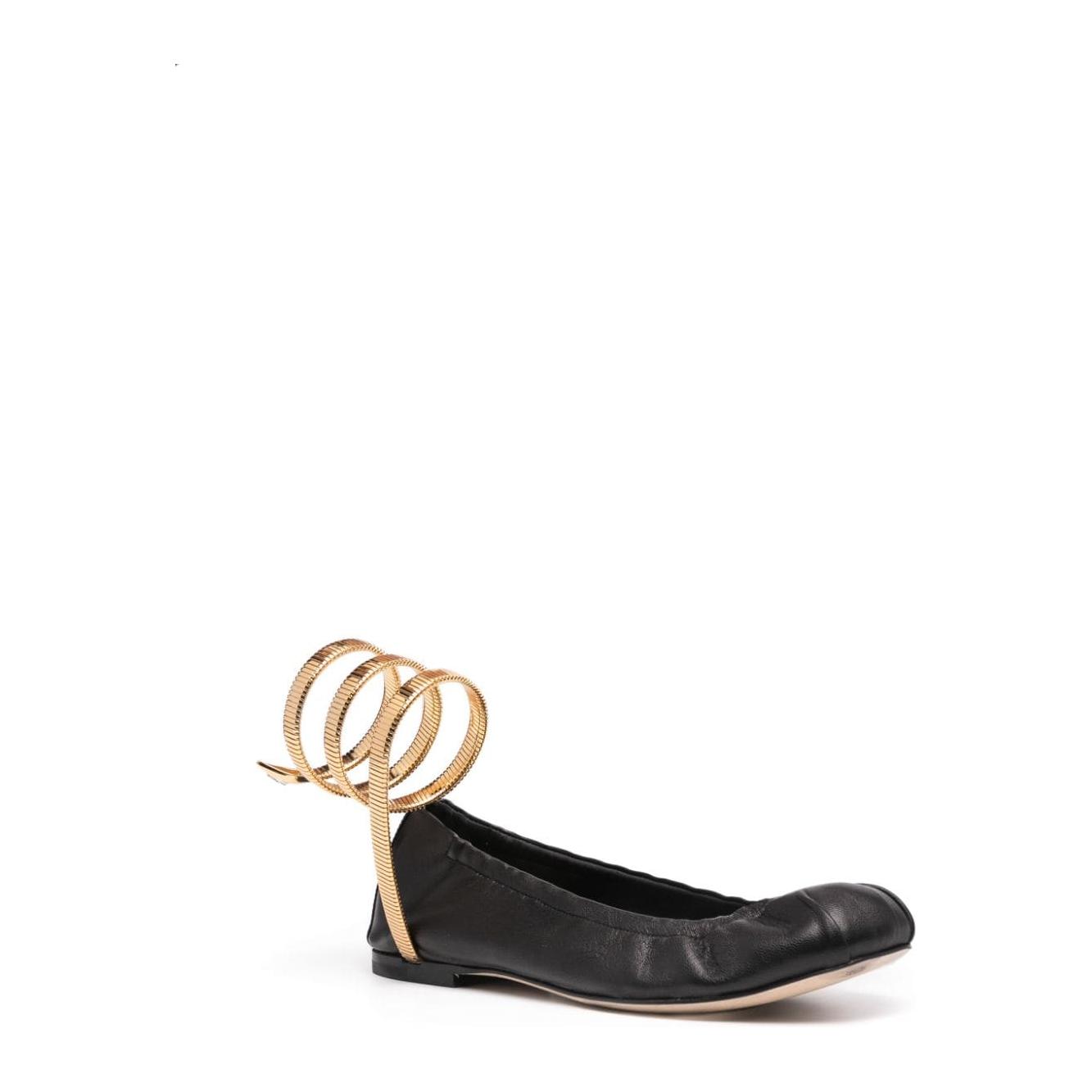 RENE' CAOVILLA Flat shoes Black Flat Shoes Rene' Caovilla Wheat