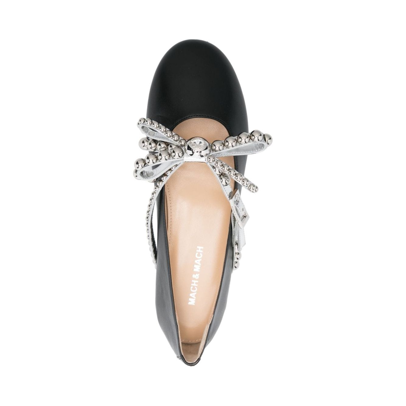 MACH & MACH Flat shoes Black Flat Shoes Mach & Mach Gray