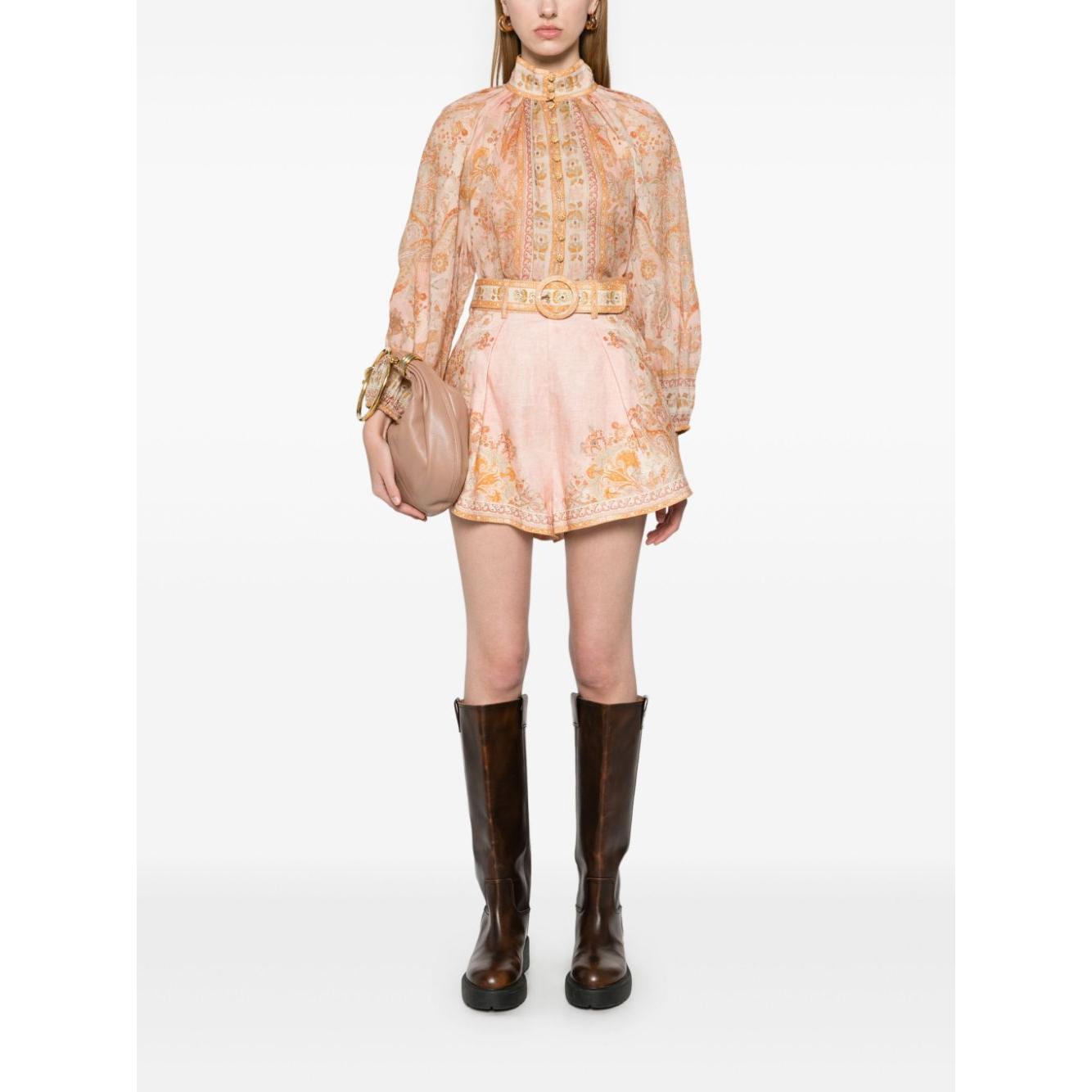 Zimmermann Shirts Beige Shirts Zimmermann White Smoke