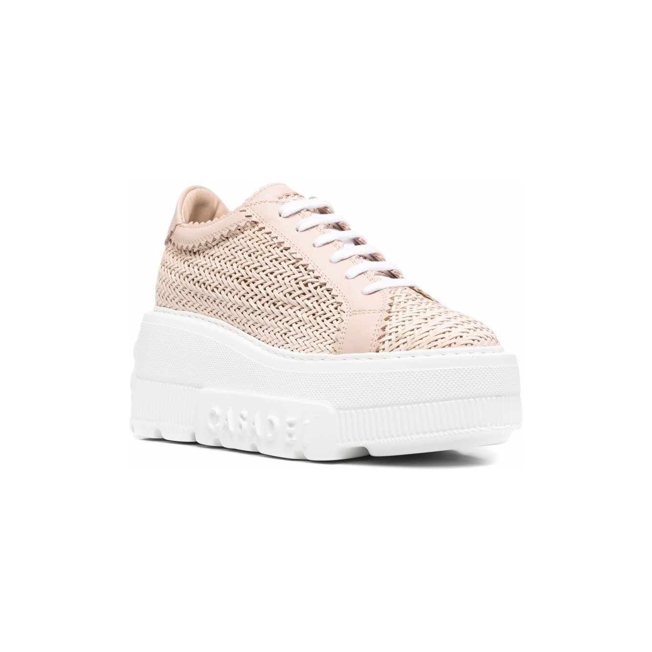 Casadei Sneakers Pink Sneakers Casadei Antique White