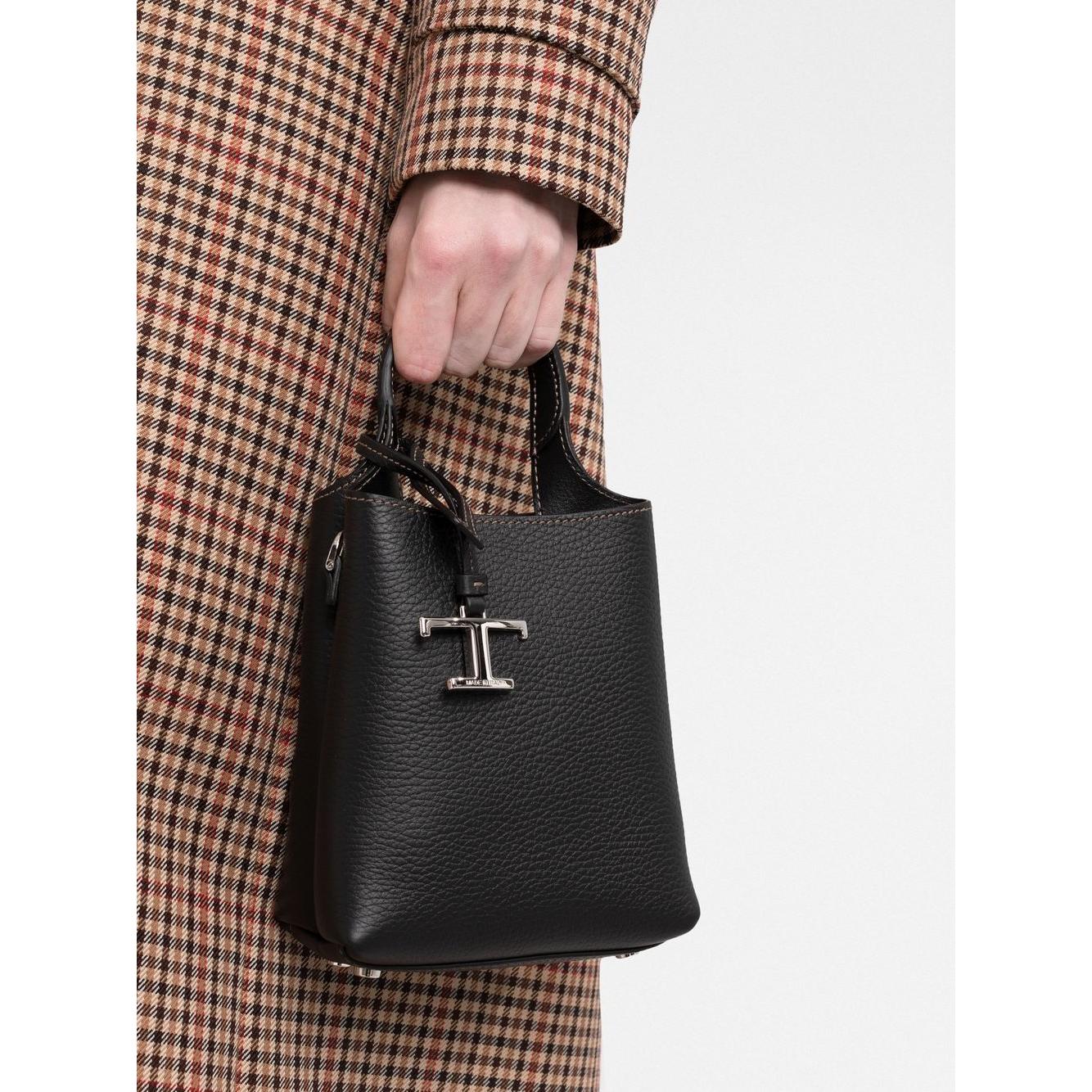 Tod's Micro Bag in Leather Clutches Tod'S Antique White