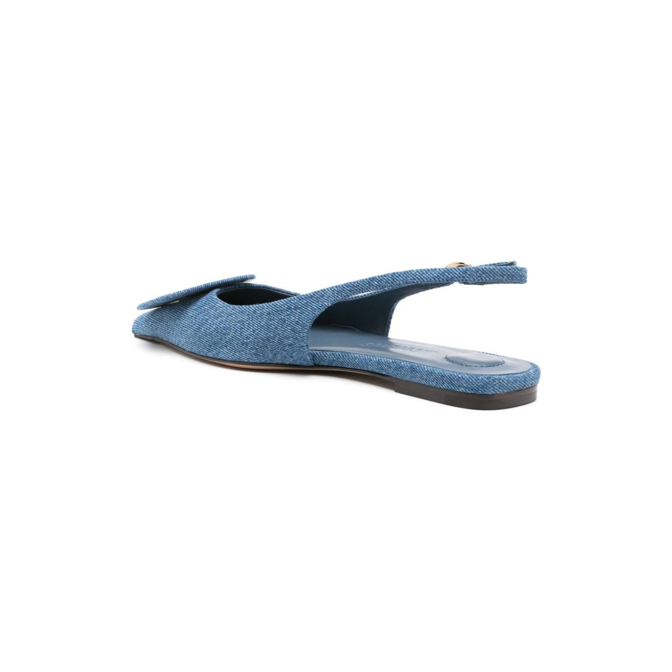 Jacquemus The Slingback Duelo Plates ballet flats Flat Shoes JACQUEMUS Slate Gray