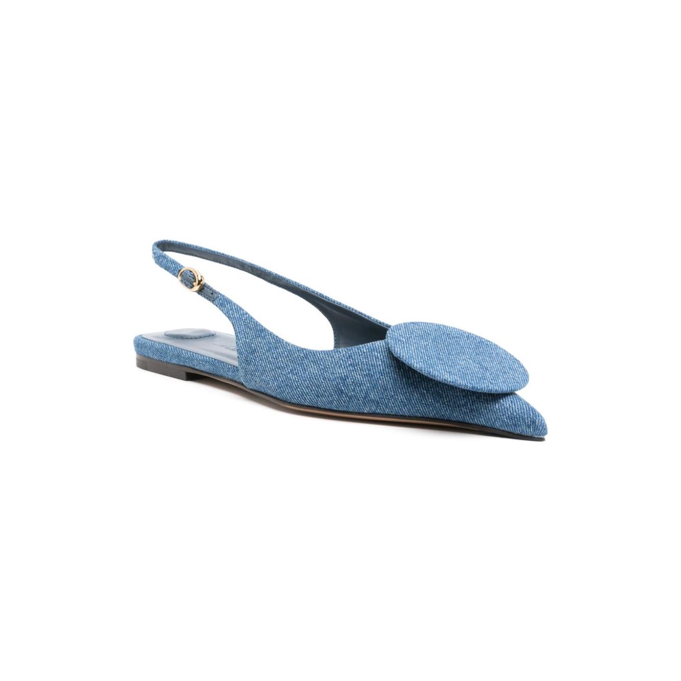 Jacquemus The Slingback Duelo Plates ballet flats Flat Shoes JACQUEMUS Slate Gray