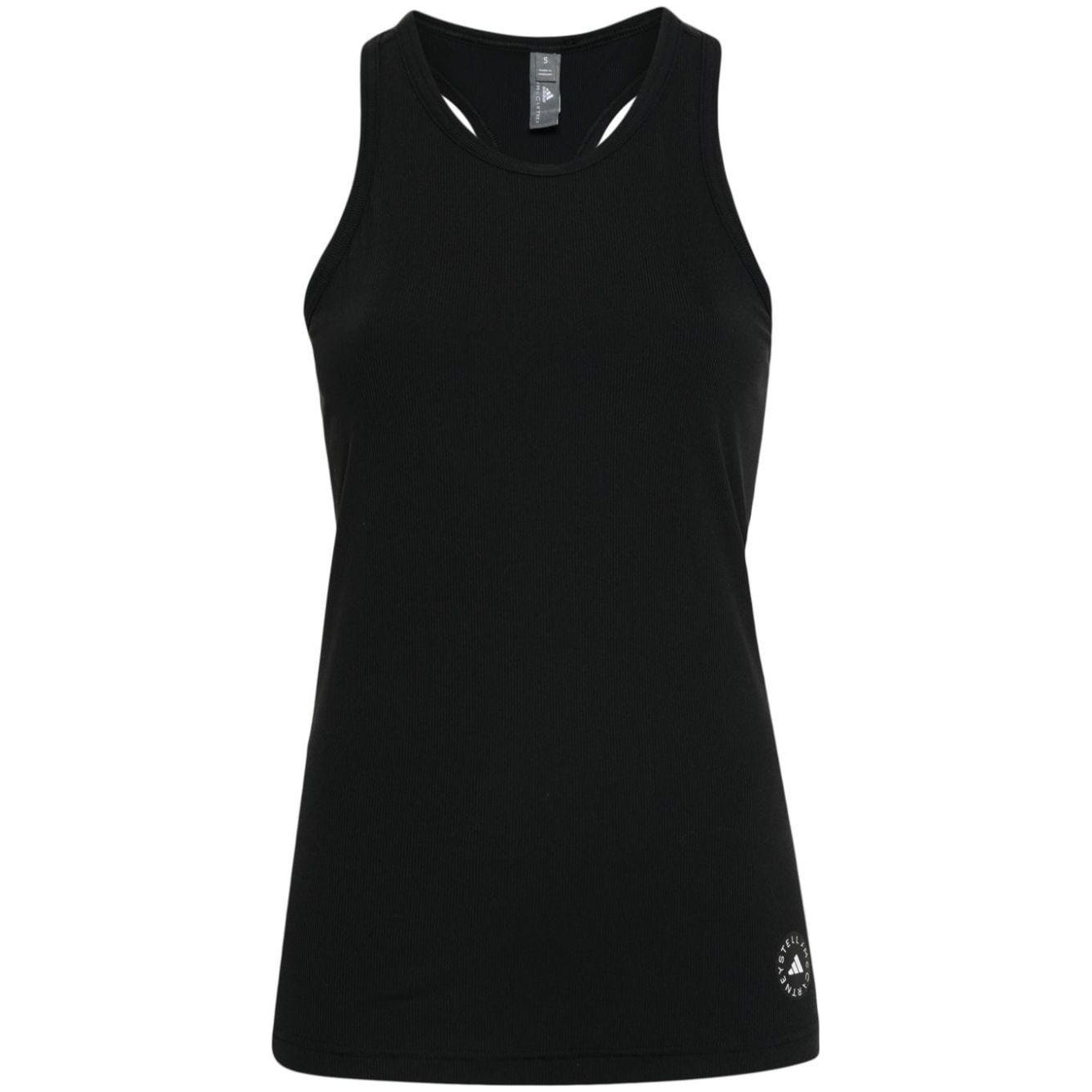 Adidas By Stella McCartney fine ribbed tank top Topwear Adidas By Stella McCartney Black