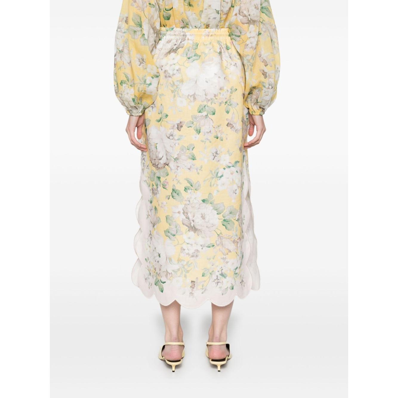 Zimmermann Skirts Yellow Skirts Zimmermann Beige
