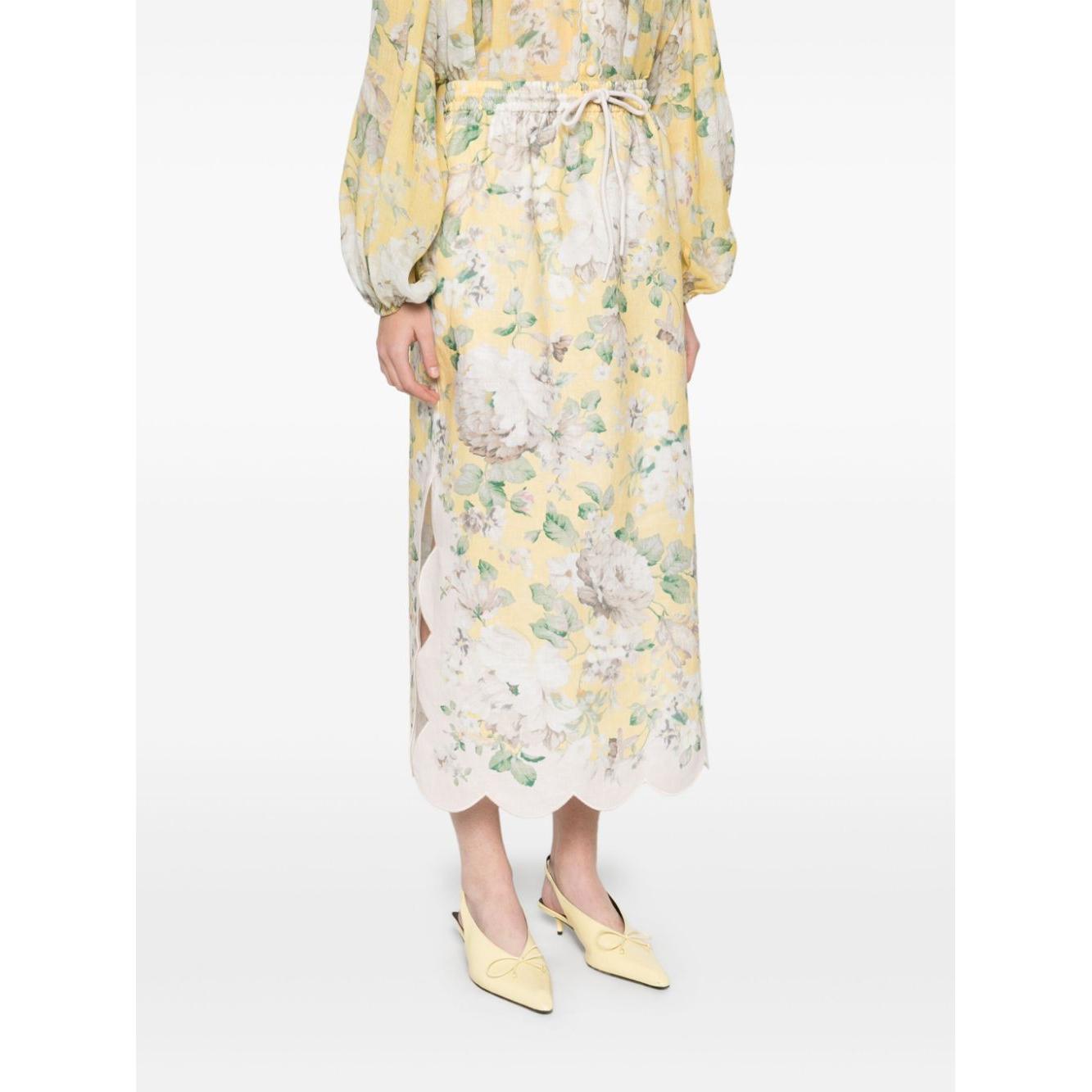 Zimmermann Skirts Yellow Skirts Zimmermann Beige