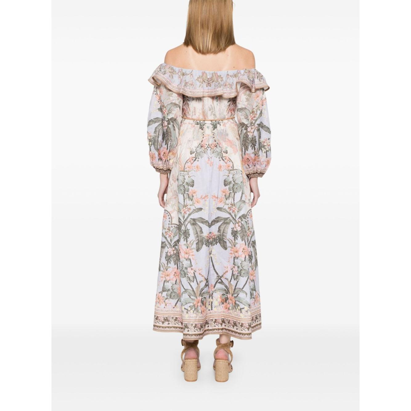 Zimmermann Dresses Beige Dresses Zimmermann White Smoke