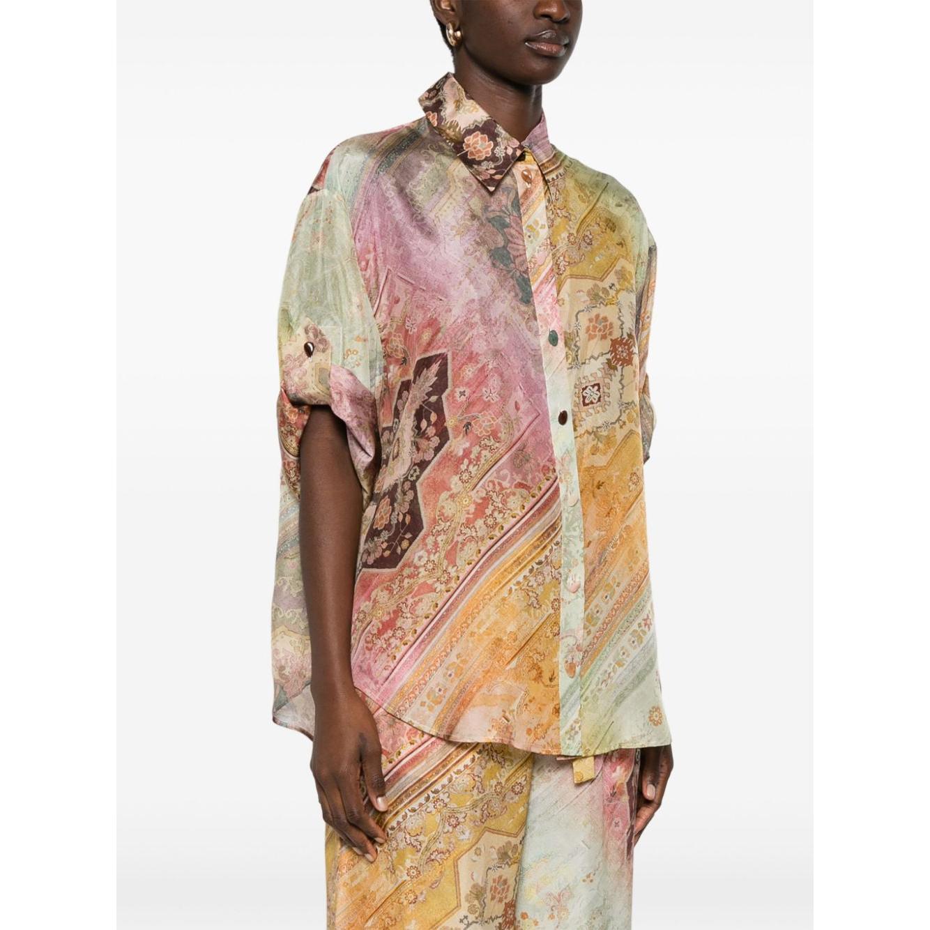 Zimmermann Shirts MultiColour Shirts Zimmermann Beige
