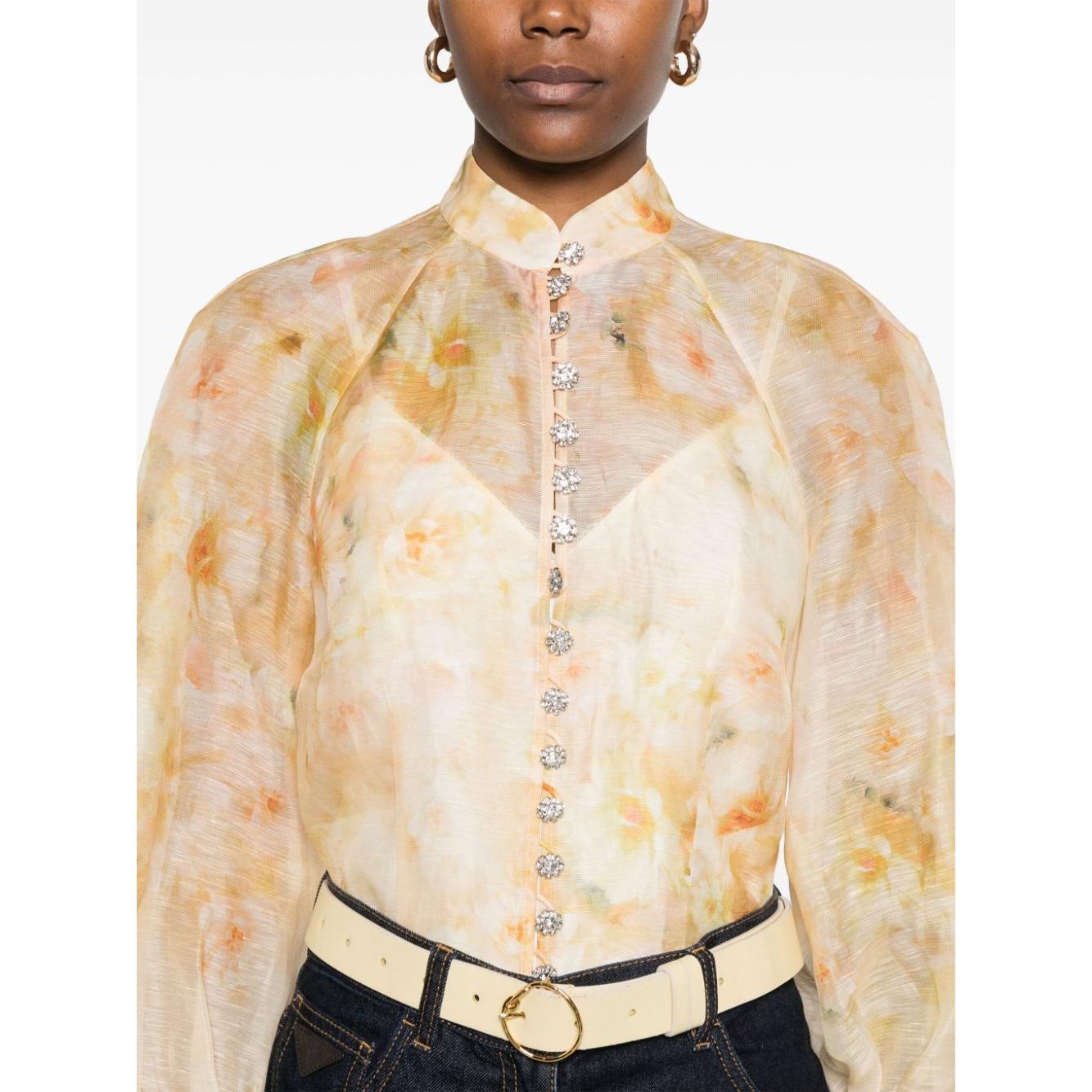 Zimmermann Shirts Yellow Shirts Zimmermann Wheat
